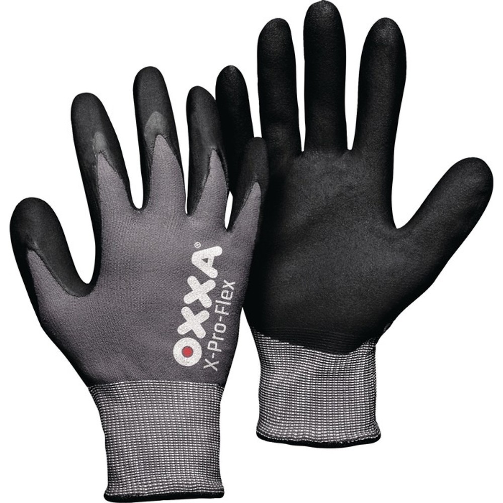 Image of  Norm: EN 388OXXA Handschuhe X-PRO-FLEX Gr.10 schwarz/grau OXXA Handschuhe X-PRO-FLEX Gr.10 schwarz/grau