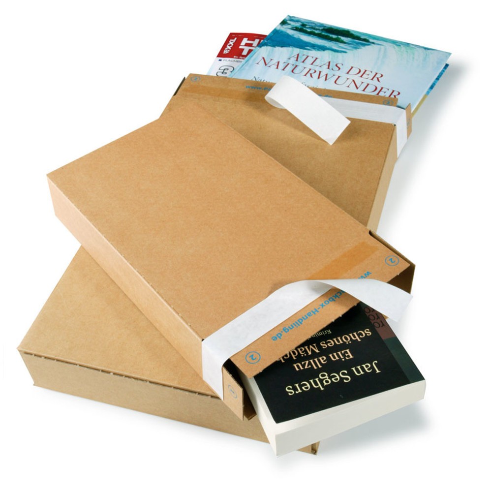 Image of  Wesentlich schnelleres Handling als übliche MaxibriefboxenPackbox, 240x165x46mm, C5, Qual.1.20E, braun, 2x SK-Verschluss Packbox, 240x165x46mm, C5, Qual.1.20E, braun, 2x SK-Verschluss