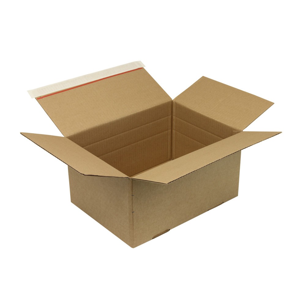 Image of  Schnelles öffnen durch AufreisshilfePackfix, 310 x 230 x 110-160mm, DIN A4, Qual.1.3B, braun Packfix, 310 x 230 x 110-160mm, DIN A4, Qual.1.3B, braun