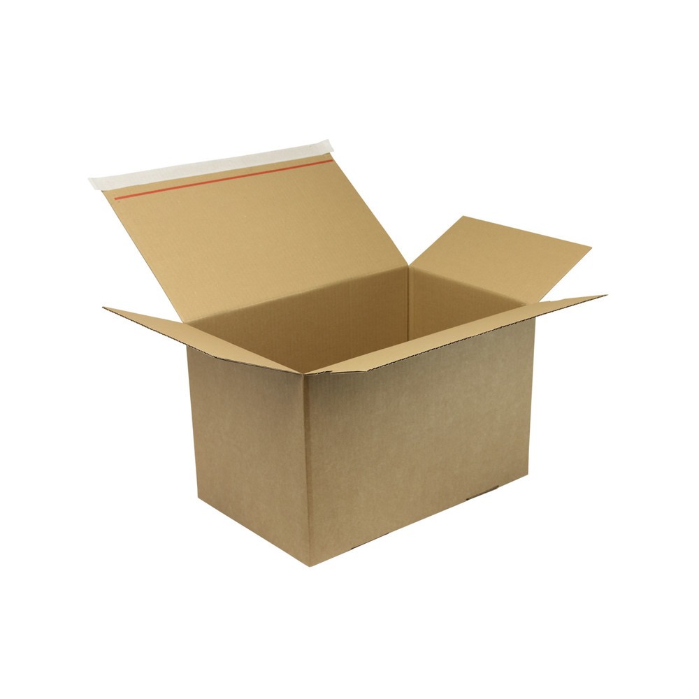 Image of  Schnelles öffnen durch AufreisshilfePackfix, 400 x 260 x 250mm, DIN B4, Qual.1.3B, braun Packfix, 400 x 260 x 250mm, DIN B4, Qual.1.3B, braun