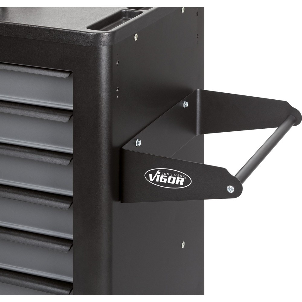 Image of  Einfache MontagePapierrollenhalter für Werkzeugwagen und Werkbänke VIGOR® Papierrollenhalter für Werkzeugwagen und Werkbänke VIGOR®