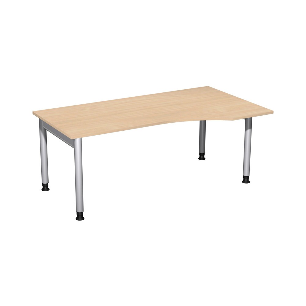 Image of  Ausführung: Höhenverstellbar; Masse H x B x T mm: 650 - 850 x 2000 x 800; Plattenmaterial: Dreischicht-Feinspanplatten mit Melaminharzbeschichtung nach DIN 68765 Plattenstärke mm: 25; Umlaufend Kunststoffumleimer in Plattenfarbe mm: 3; Radius gerundet mm