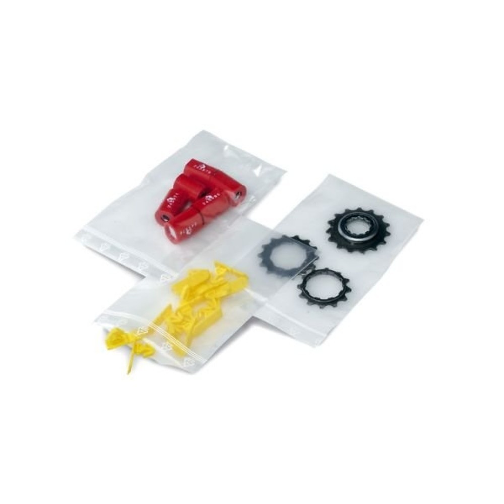 Image of  * Gem. EU-Richtlinie 76/769 EWG und 2002/95/EG werden weder Weichmacher-Stoffe, noch Blei, Quecksilber, polybromierte Biphenyle, Cadmium, sechswertiges Chrom und polybromierter Diphenylether eingesetzt./span1 VE = 1000 StkPE-Druckverschlussbeutel, 160 x 