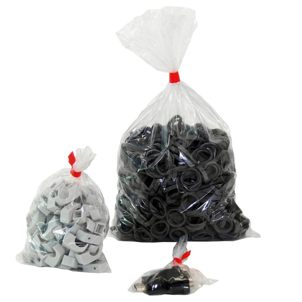 Image of  Gem. EU-Richtlinie 76/769 EWG und 2002/95/EG werden weder Weichmacher-Stoffe, noch Blei, Quecksilber, polybromierte Biphenyle, Cadmium, sechswertiges Chrom und polybromierter Diphenylether eingesetzt.1 VE = 1000 StkPE-Flachbeutel, 190 x 320 mm, Stärke 25