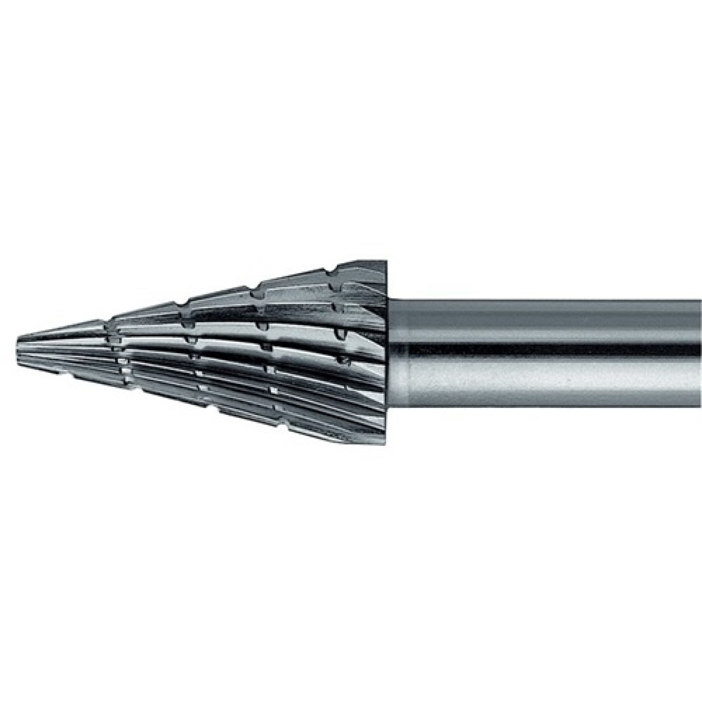 Image of  Spitzkegelform, Spitze abgeflachtFrässtift Form SKM D.12mm Kopf-L.25mm Schaft-D.6mm HSS Verz.3 PFERD Frässtift Form SKM D.12mm Kopf-L.25mm Schaft-D.6mm HSS Verz.3 PFERD