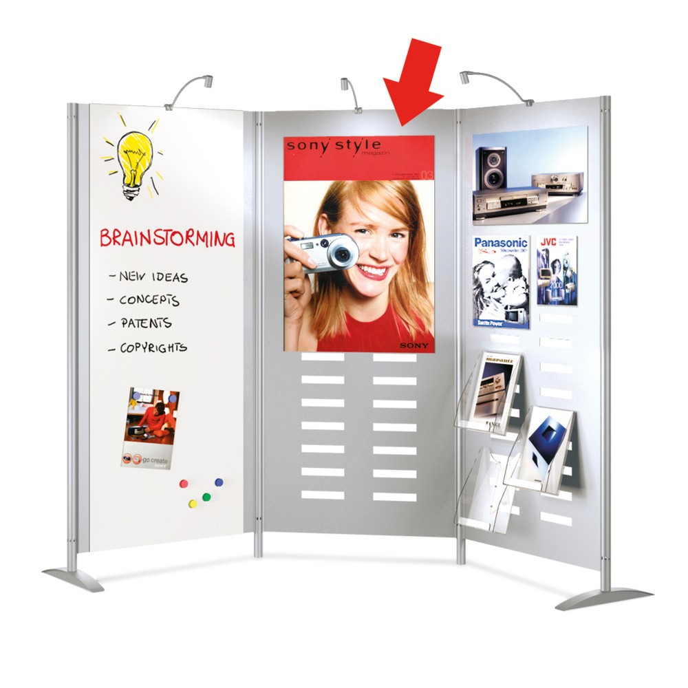 Image of  Erhältlich im Format DIN A1–A4Plakattasche für Trennwandsystem, DIN A1 Plakattasche für Trennwandsystem, DIN A1