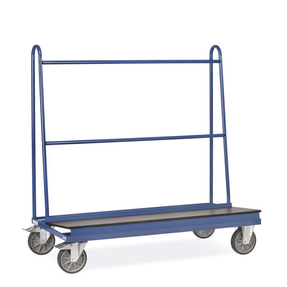 Image of Plattenwagen fetra® Standard für Transport und Lagerung Der Platten-Transportwagen fetra® ermöglicht Ihnen den aufrechten und platzsparenden Transport sowie die Lagerung von grossflächigen Ladegütern wie Glasscheiben oder Holzplatten. Der Plattenwagen ist