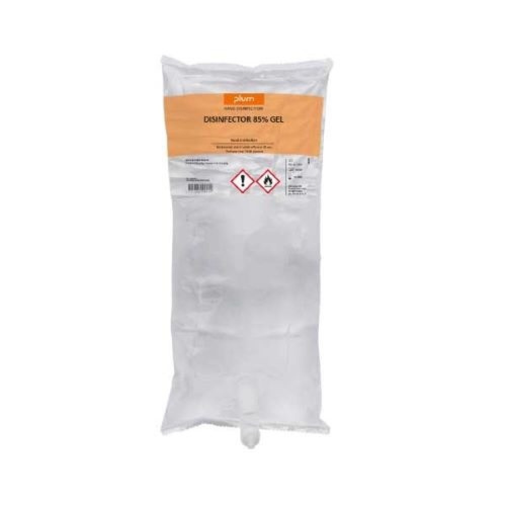 Image of  1.000 ml PE-Beutel passend für Spender CombiPlum (bag-in-box)Plum Disinfector 85 % Gel, bag-in-box, 1 l Plum Disinfector 85 % Gel, bag-in-box, 1 l