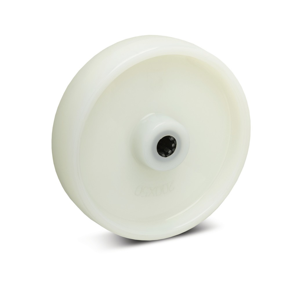 Image of Bruchsicheres Polyamid und eine lange Lebensdauer Dieses Rad zeichnet sich vor allem durch die hohe Verschleissfestigkeit aus und den sehr guten Rollwiderstand. Dieser bezeichnet die Kraft, die notwendig ist, um ein Transportgerät in Bewegung zu versetzen