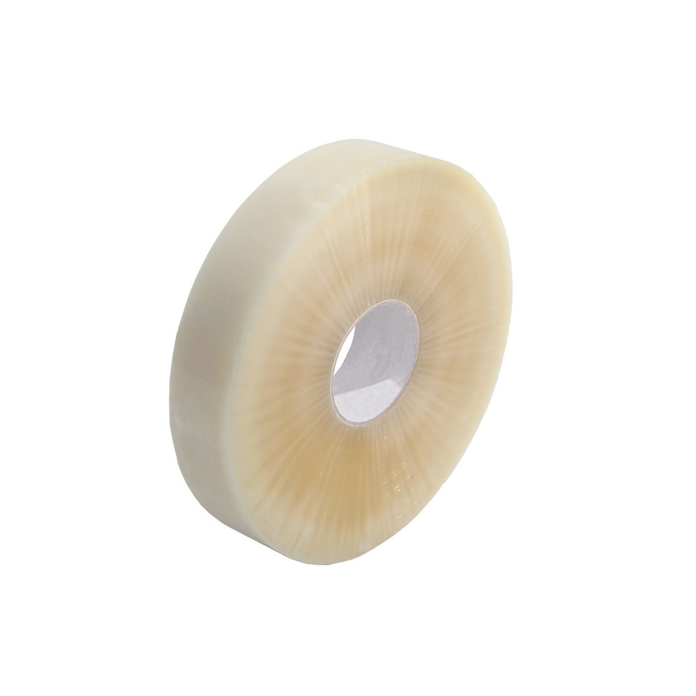 Image of  Lösungsmittelfreier Hotmelt-KleberPP-Packband, Grossrolle, 50mm breit x 990 lfm, 45 µ, transparent, Hotmelt-Kleber PP-Packband, Grossrolle, 50mm breit x 990 lfm, 45 µ, transparent, Hotmelt-Kleber
