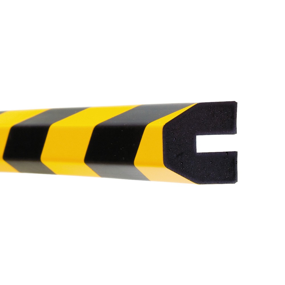 Image of Profilschutz zum Aufstecken: kleiner Aufwand, grosse Wirkung Der Profilschutz in Trapez-Form zum Aufstecken entschärft Ecken und Kanten und sorgt für eine sichere Arbeitsumgebung im Betrieb. Setzten Sie den Prallschutz in Lager-, Versand- und Produktionsb