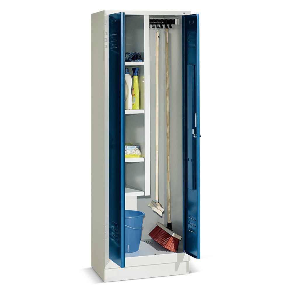 Image of Nicht nur zur Putzmittelverwahrung: der Garderobenschrank zur Mehrzwecknutzung Einen Garderobenschrank zur Mehrzwecknutzung können Sie als Putzmittelschrank genauso verwenden wie zur Verstauung von Betriebskleidung oder anderen Utensilien. Vielseitig verw