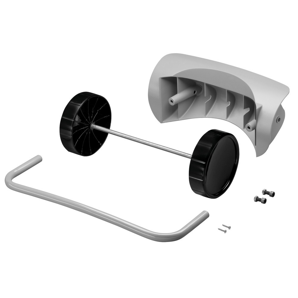 Image of  Handgriff mit Befestigungsmaterial im Lieferumfang enthaltenRadsatz für Wertstoffsammler Hailo ProfiLine WSB Design XXXL, 120 Liter Radsatz für Wertstoffsammler Hailo ProfiLine WSB Design XXXL, 120 Liter