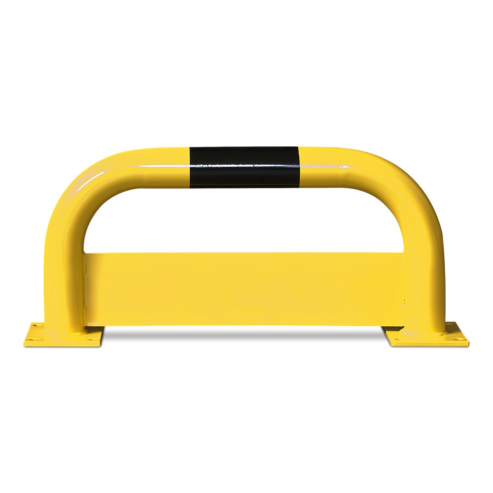 Image of Rammschutz-Bügel mit Unterfahrschutz für mehr Sicherheit im Betrieb In grossen Warenlagern, Maschinenhallen und Fertigungsanlagen mit regem Gabelstapler- oder Baumaschinenbetrieb optimieren Sicherheitsvorkehrungen den reibungslosen Betriebsablauf. Rammsch