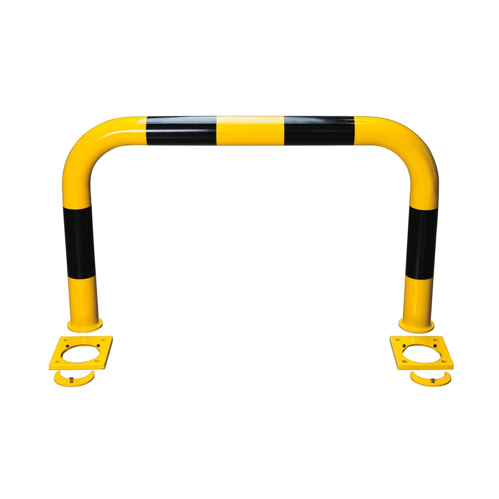 Image of Arbeitsschutz und Sicherheit durch Rammschutz-Bügel zum Aufdübeln Fährt man mit Gabelstaplern oder Baufahrzeugen durch Lager- und Produktionshallen, gibt es von Warenregalen über herumlaufende Arbeiter bis hin zu Versorgungsleitungen unzählige Hindernisse