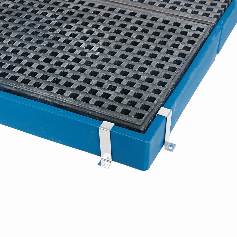 Image of  Hohe Beständigkeit gegen ChemikalienRandbefestiger für Flach-Auffangwanne asecos® aus PE Randbefestiger für Flach-Auffangwanne asecos® aus PE