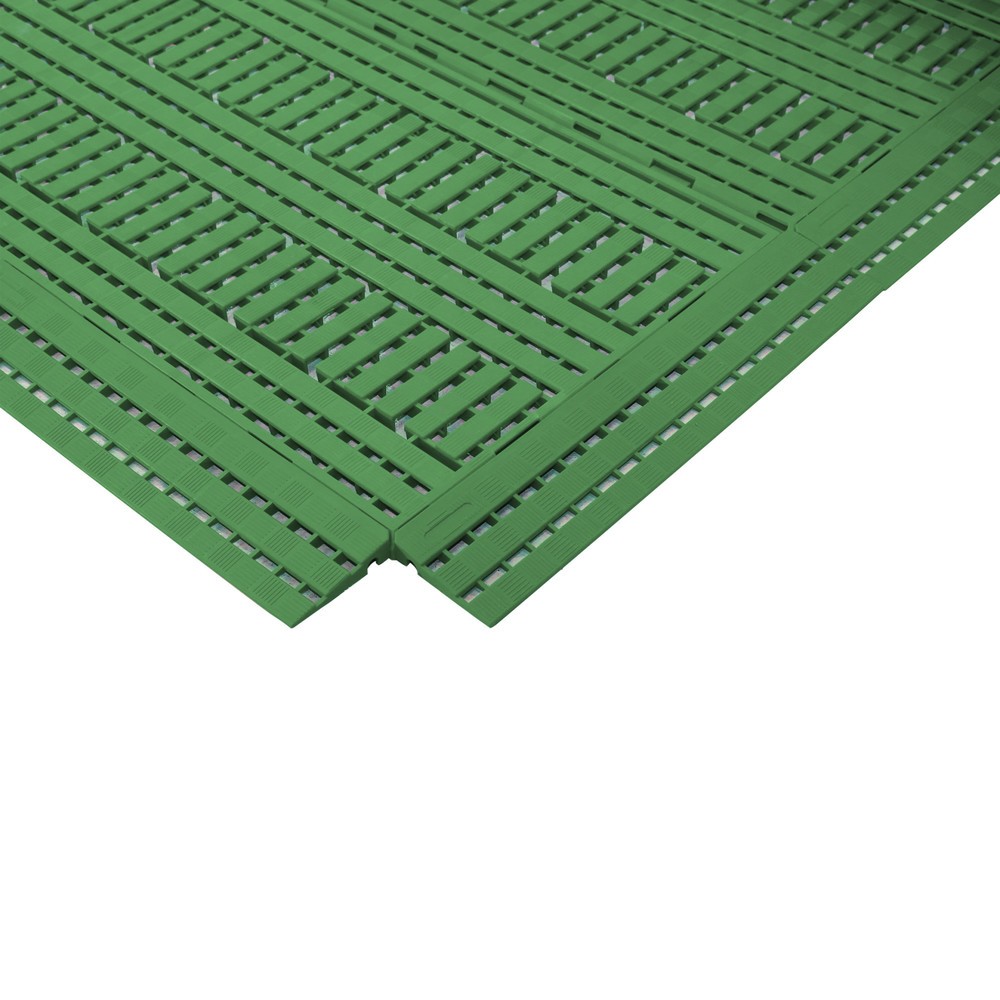 Image of  Gitter-DesignRandleiste für Arbeitsplatzmatte aus PE, BxT 600 x 12 mm, grün Randleiste für Arbeitsplatzmatte aus PE, BxT 600 x 12 mm, grün