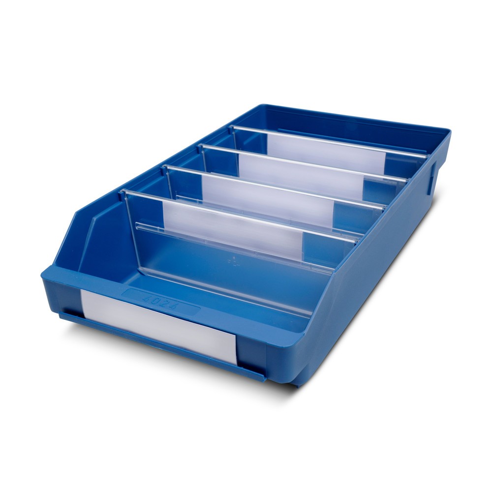 Image of Widerstandsfähige Kunststoff-Regalkästen aus umweltfreundlichem Polypropylen Wenn Sie bei Ihrer Arbeit die Übersicht über eine Vielzahl an Kleinteilen behalten müssen und diese so schnell wie möglich griffbereit haben möchten, benötigen Sie ein intelligen