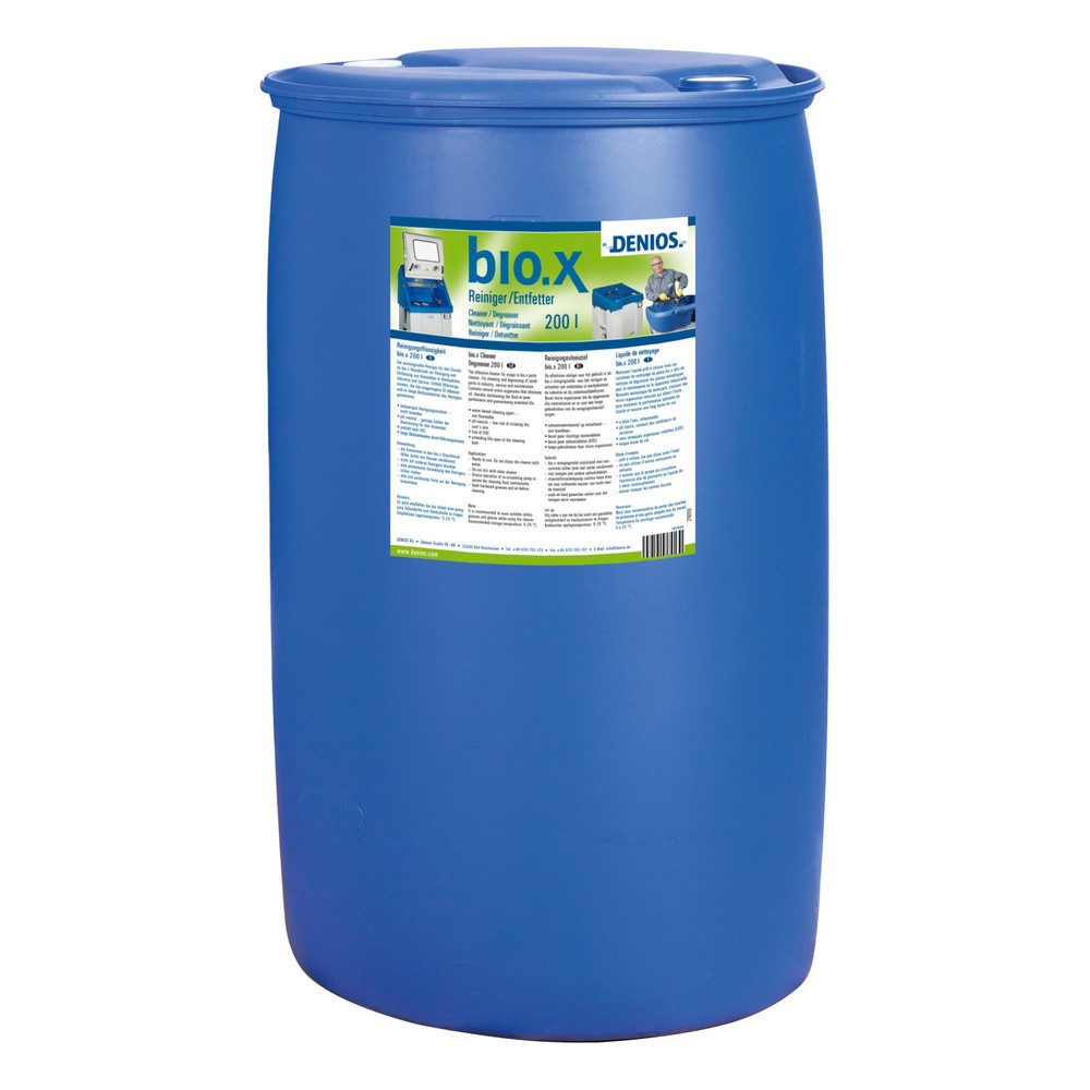 Image of  Rückstandslos abspülbarReinigungsmittel bio.x, 200-Liter-Fass Reinigungsmittel bio.x, 200-Liter-Fass