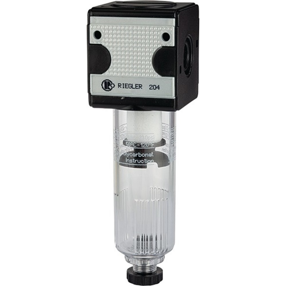 Image of  B: 181,8mmRIEGLER Filter MULTIFIX, G 1/4 ″ BG I 2100 l/min, Gewinde mm 11,89 RIEGLER Filter MULTIFIX, G 1/4 ″ BG I 2100 l/min, Gewinde mm 11,89