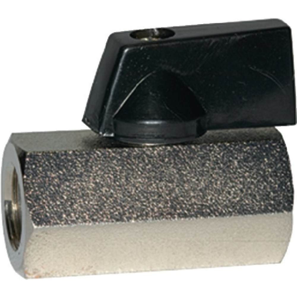 Image of  B: 29,0mmRIEGLER Mini-Kugelhahn VALVE LINE 6mm 1/4 IG/AG DN 8mm RIEGLER Mini-Kugelhahn VALVE LINE 6mm 1/4 IG/AG DN 8mm