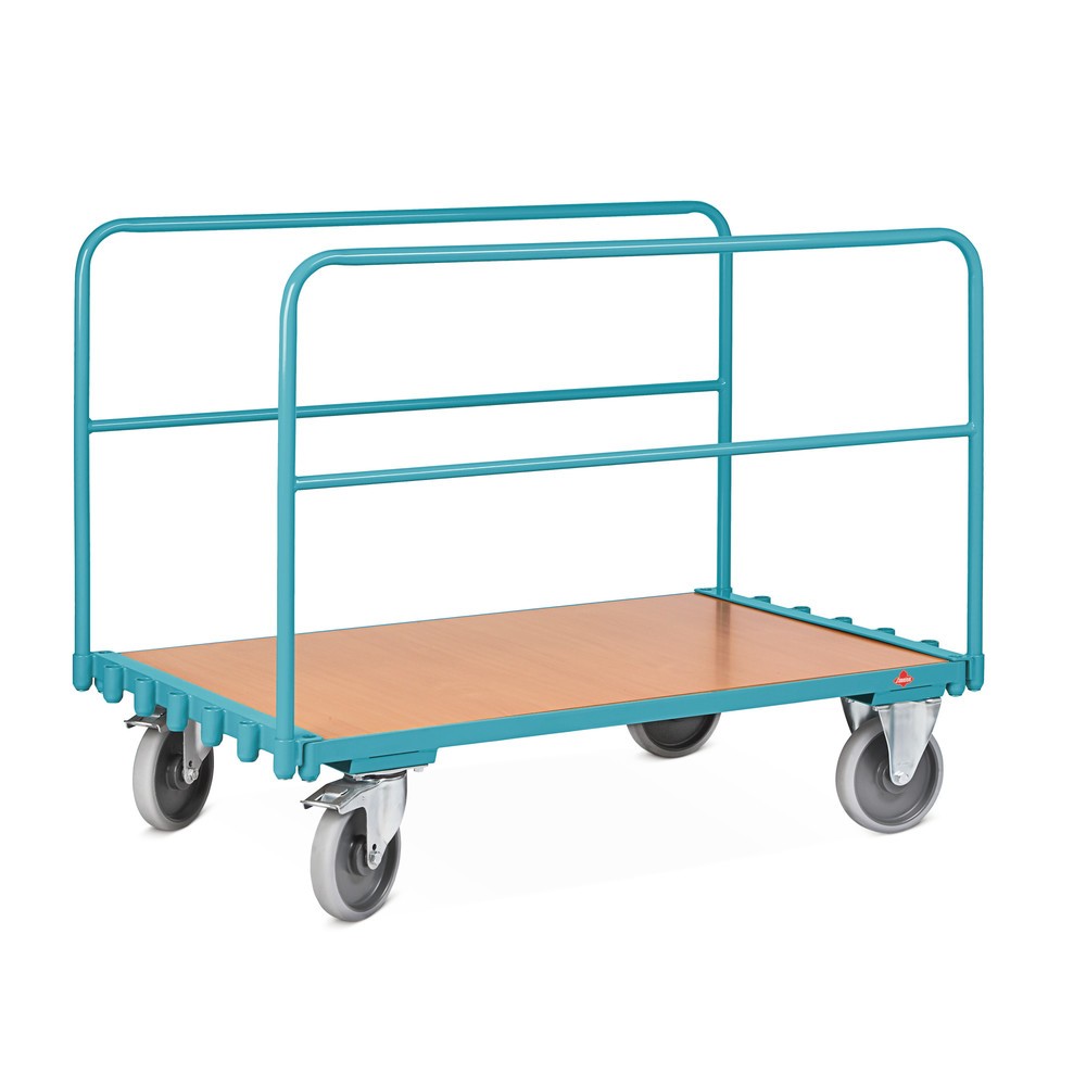 Image of Platzsparende Lagerung und sicherer Transport von Kartonagen oder Platten Der Rohrbügelwagen Ameise® mit 2 Bügeln ist aus pulverbeschichtetem Stahlrohr gefertigt. Die robuste Schraubkonstruktion zeichnet sich durch eine hohe Stabilität und Belastbarkeit a
