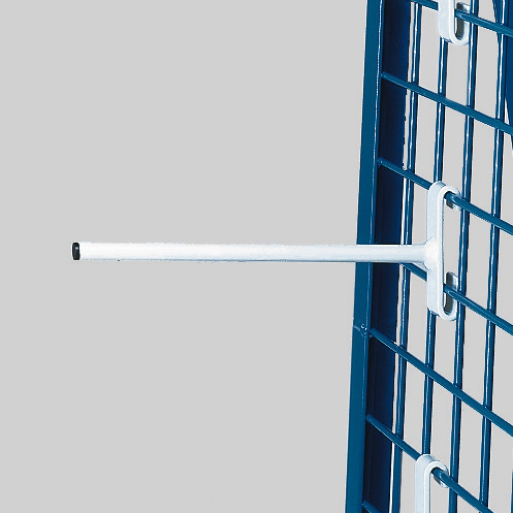 Image of Hier hängen Ihre Schleifscheiben richtig Mit dem Rohrträger für den Werkstückwagen von fetra® schaffen Sie Ordnung bei Ihren Materialien. Scheiben, Rollen, Bänder oder auch Jacken können hier einfach aufgehängt werden. Mit dem geringen Durchmesser können 