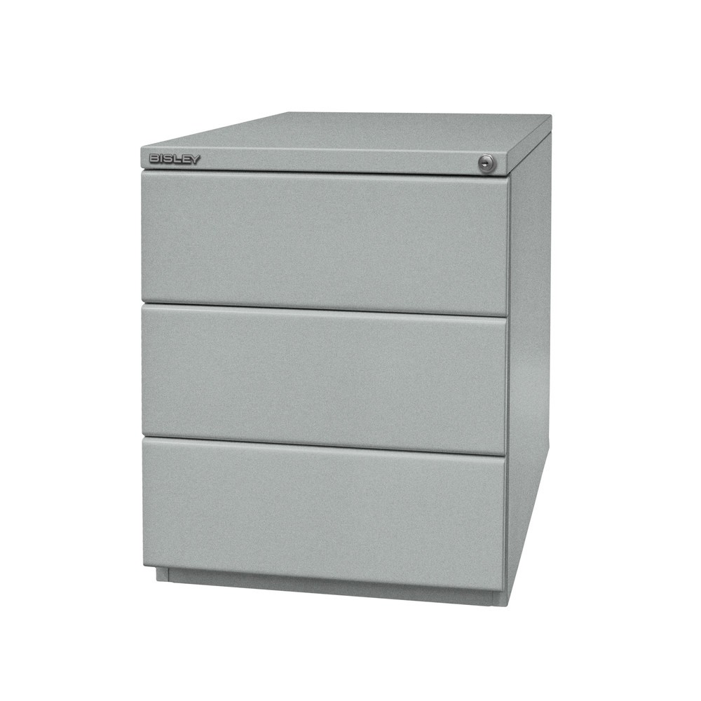 Image of Abschliessbarer Rollcontainer für den flexiblen Einsatz Der Rollcontainer BISLEY® bietet Ihnen durch seine 3 Universalschubladen viel Stauraum und Ablagefläche. Durch seine 4 Lenkrollen ist der Rollcontainer mobil und flexibel einsetzbar. Sie können ihn s