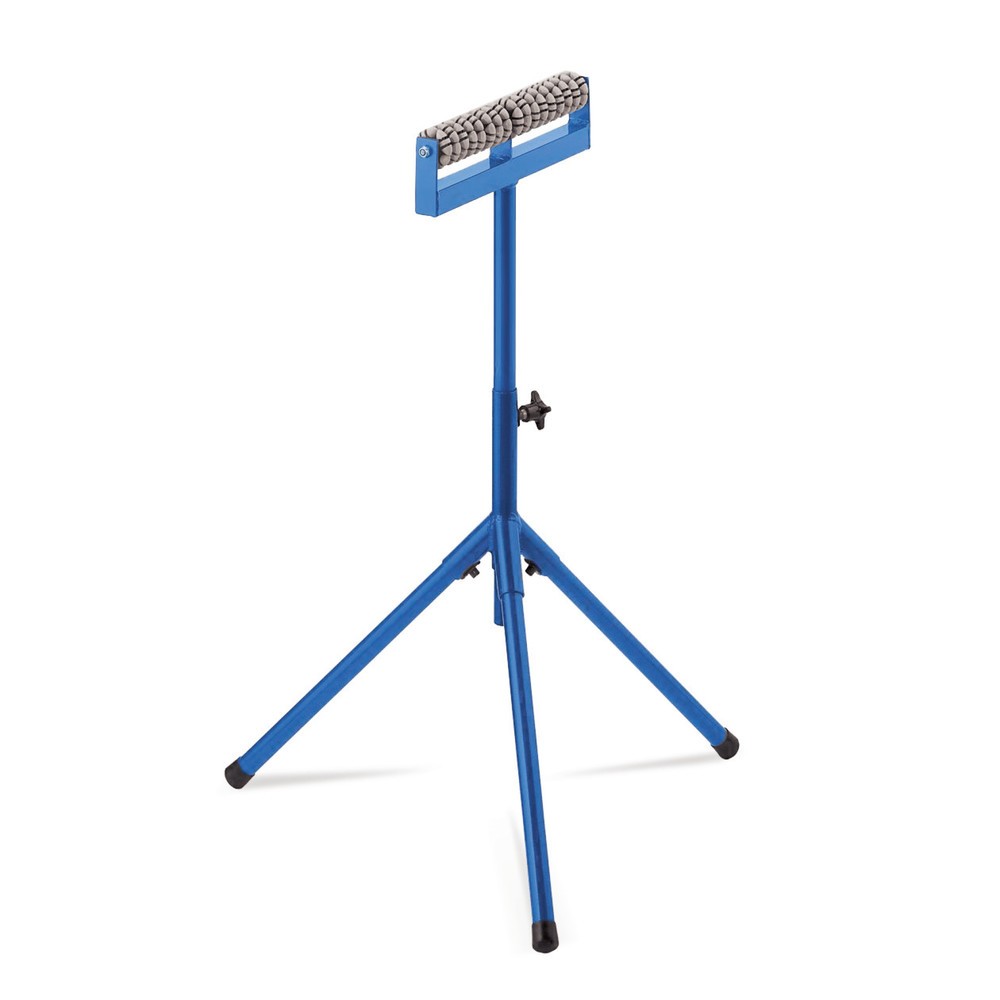 Image of Verstellbarer Ständer mit Allseitenrollen für die Materialzuführung Mit Rollenständern erleichtern Sie die Zuführung von langen, unhandlichen oder schweren Materialien zum Arbeitsplatz. So gestalten Sie die Arbeitsabläufe in Ihrem Betrieb kraftsparender, 