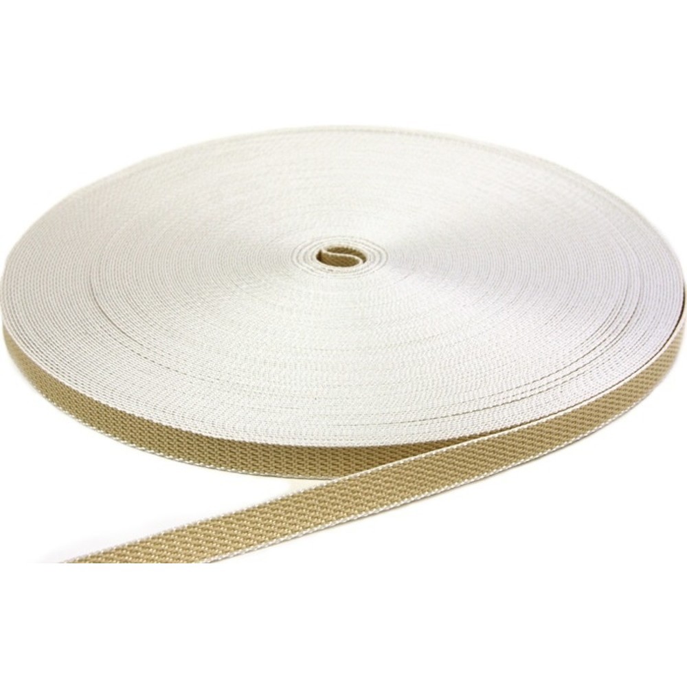 Image of  Eigenschaft: extrem reissfestRollladengurtband, Gurtbreite 14 mm Gurtlänge 50 m, Rolle beige, Gurtstärke 1,7 mm Rollladengurtband, Gurtbreite 14 mm Gurtlänge 50 m, Rolle beige, Gurtstärke 1,7 mm