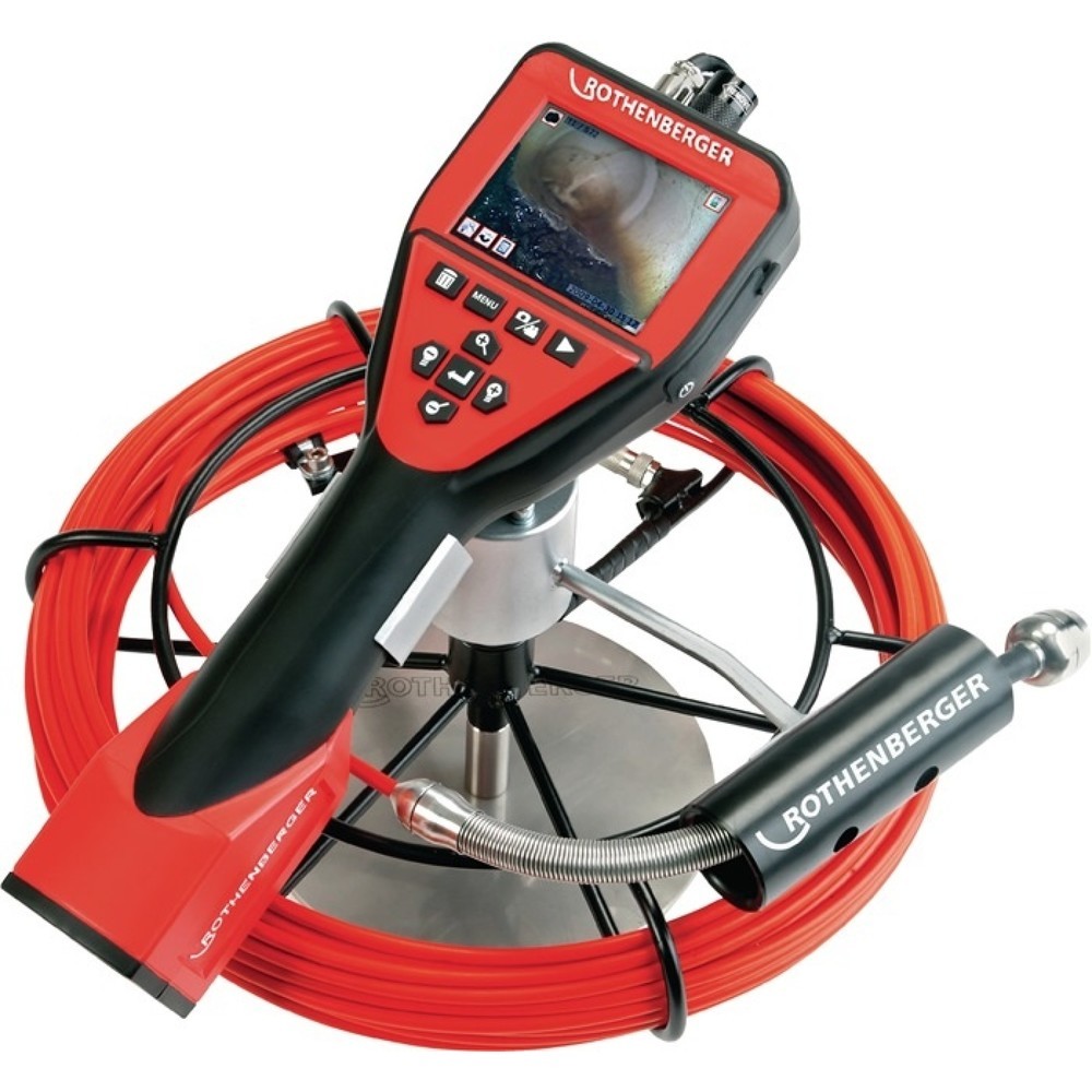 Image of  prüfpflichtig: jaROTHENBERGER Inspektionskamera ROSCOPE®i2000 3,5 Zoll 640x480 25mm Kabel-L.16m ROTHENBERGER Inspektionskamera ROSCOPE®i2000 3,5 Zoll 640x480 25mm Kabel-L.16m