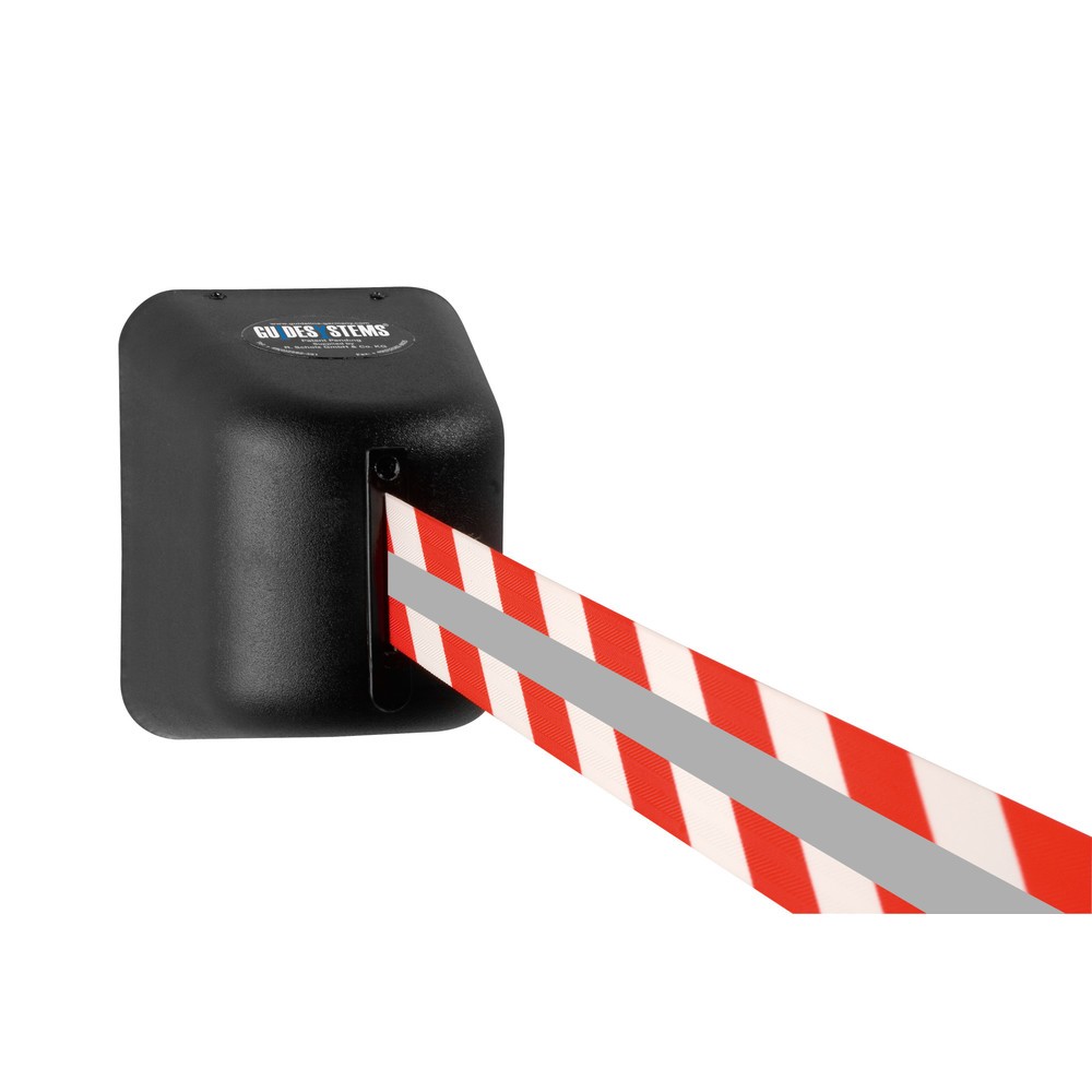 Image of RS-GUIDESYSTEMS® Gurtkassette GLW 460 REFLECTO zur Wandmontage – die platzsparende Absperrlösung bis maximal 6,0 m Länge Die RS-GUIDESYSTEMS® Gurtkassette GLW 460 REFLECTO zur Wandmontage mit ihrer maximalen Gurtauszugslänge von 6,0 m bietet Ihnen ein kos