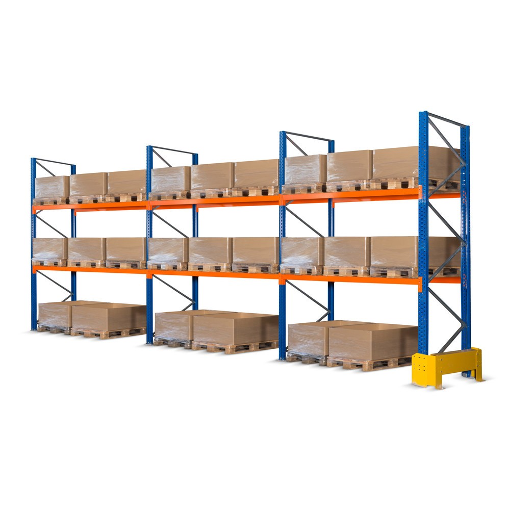 Image of  Passend für Komplettpaket Hybrid-Regal 3-in-1 PalettenregalRückwandgitter für ManOrga Komplettpaket Palettenregal, HxB 2.000 x 8.700 mm Rückwandgitter für ManOrga Komplettpaket Palettenregal, HxB 2.000 x 8.700 mm