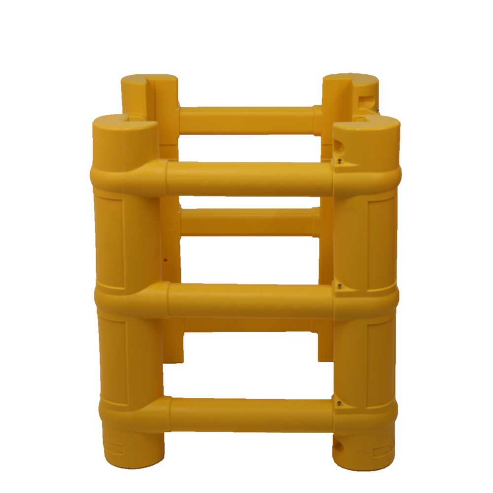 Image of Sicherheit individuell gestalten: mit dem modularen Säulenschutz aus PE Einen massgeschneiderten Kunststoff-Rammschutz für Säulen und Stahlträger im Innen- sowie Aussenbereich: Das bietet der modulare Säulenschutz aus schlagfestem Polyethylen (PE) mit ein