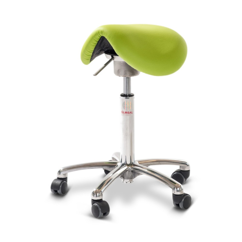 Image of Automatisch ergonomisch sitzen Der Sattelhocker Pinto unterstützt Sie mithilfe des Flexmatic-Mechanismus wie von selbst beim Einstellen der richtigen Sitzposition. Gleichzeitig sorgt die flexible Sitzfläche dafür, dass zahlreiche Muskeln beim Sitzen stimu