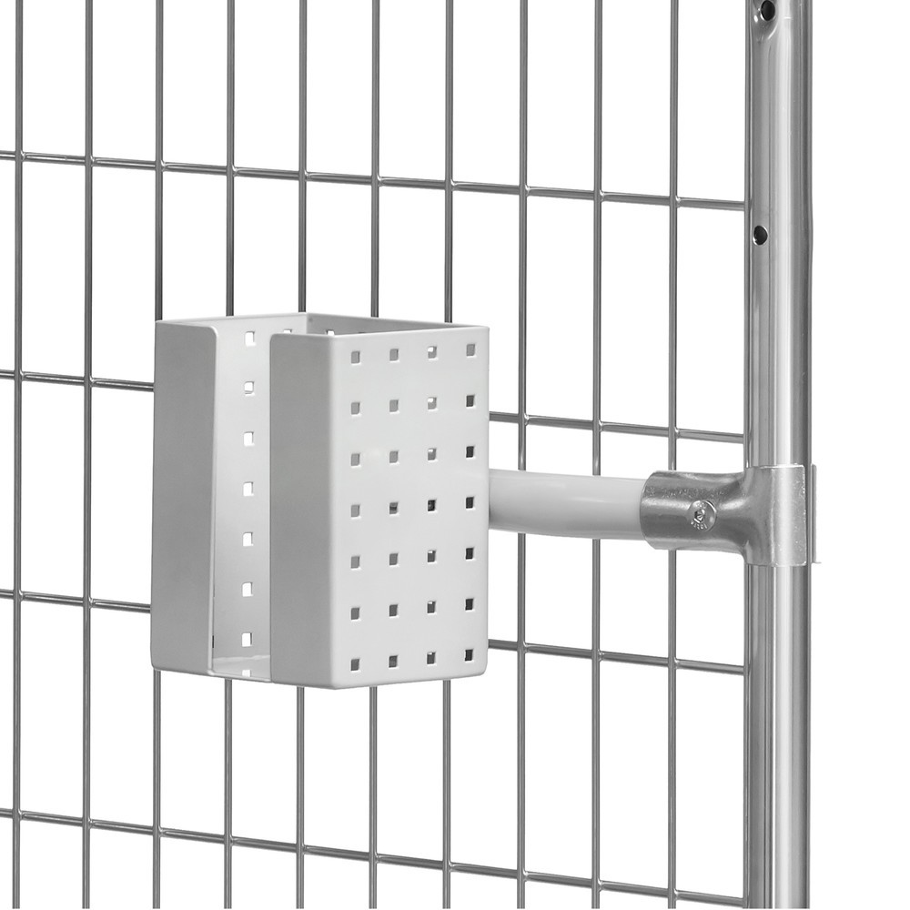 Image of  Mehrfach gelochtScannerhalter für Kommissionierwagen fetra®, HxBxT 150 x 120 x 87 mm Scannerhalter für Kommissionierwagen fetra®, HxBxT 150 x 120 x 87 mm