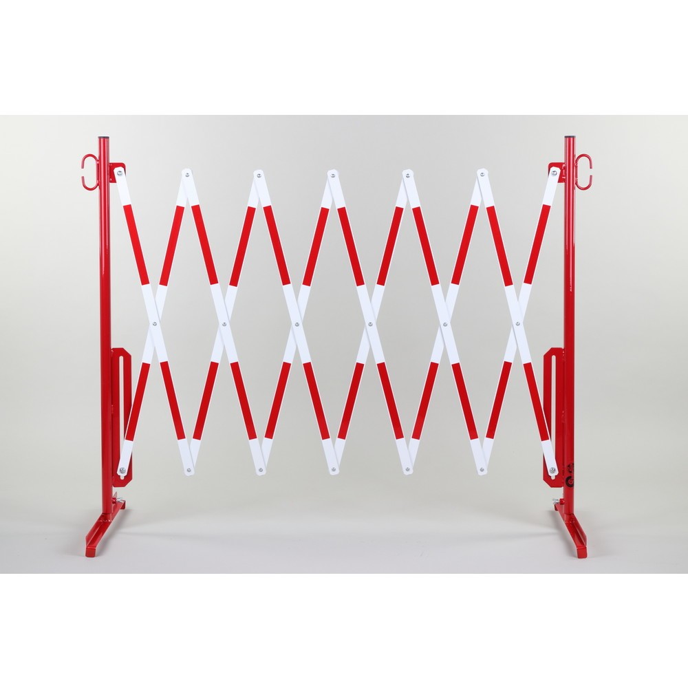 Image of Ausziehbare Absperrung aus verzinktem Stahl Gefahrenbereiche, Zufahrten und Baustellen im Innen- sowie Aussenbereich sichern Sie mit diesem Scherengitter innerhalb von wenigen Sekunden. Die TÜV-zertifizierte Scherensperre ist ausziehbar, sodass Sie flexib