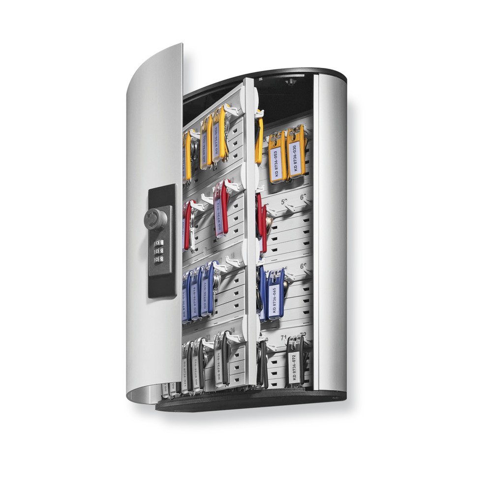 Image of Schlüsselkasten DURABLE mit Zahlenschloss Dieser Schlüsselschrank ist mit einem Zahlenschloss gesichert. In ihm schützen Sie für Ihren Betrieb wichtige Schlüssel vor dem Zugriff Unbefugter. Der Schlüsselkasten mit Zahlenschloss bietet Platz für bis zu 72 