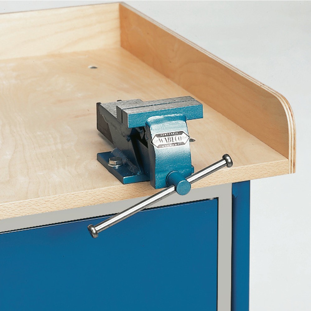 Image of Schraubstock für Werkstattwagen fetra® – leistungsfähiges Zubehör für den flexiblen Einsatz Statten Sie Ihren Werkstattwagen mit einem Stahl-Schraubstock aus, können Sie noch mehr Arbeiten direkt vor Ort durchführen. Der Schraubstock ist mit einer Ambossp