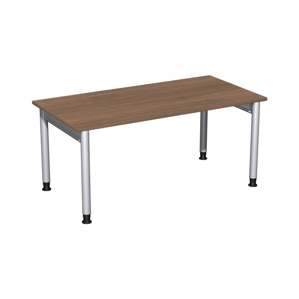 Image of Ein höhenverstellbarer Tisch für ergonomisches Arbeiten Der Profi Tisch ist höhenverstellbar und seine Tischplatte lässt sich im Bereich zwischen 650 und 850 mm fixieren. So passen Sie die Tischhöhe individuell Ihrer Körpergrösse an. Das 4-Fuss-Gestell de