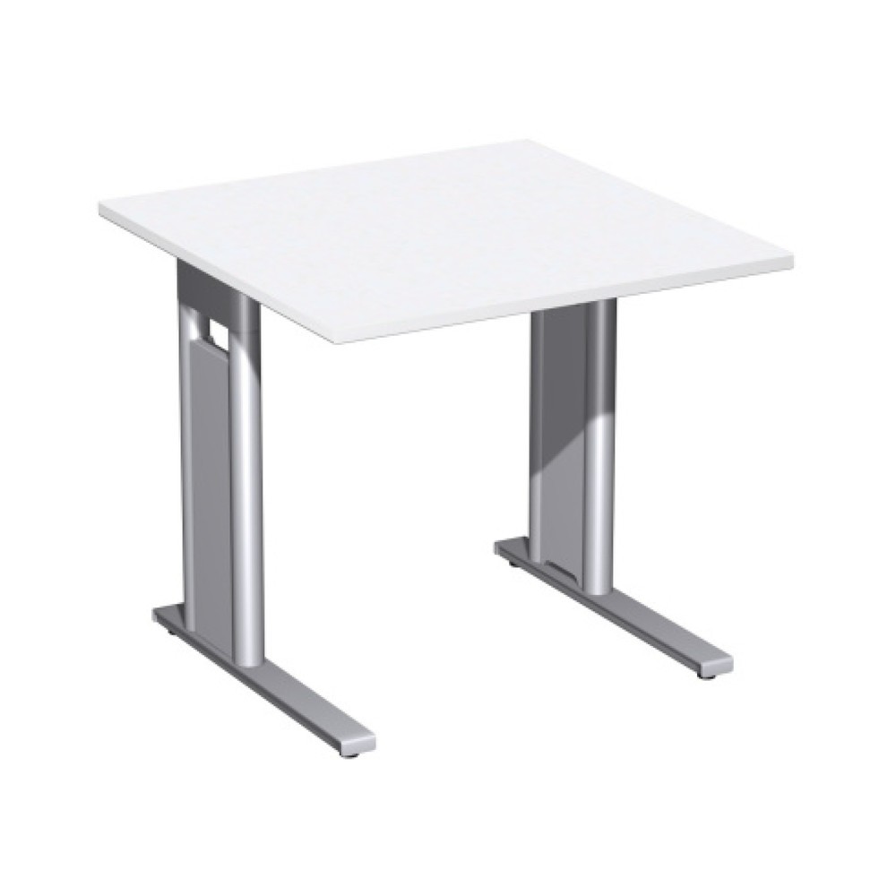 Image of  Ausführung: Standard; Masse H x B x T mm: 720 x 2000 x 800; Plattenmaterial: Dreischicht-Feinspanplatten mit Melaminharzbeschichtung nach DIN 68765 Plattenstärke mm: 25; Umlaufend Kunststoffumleimer in Plattenfarbe mm: 3; Radius gerundet mm: 3; Gestell a