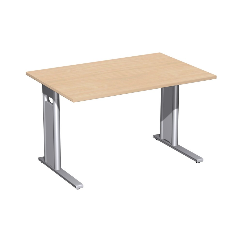 Image of  Ausführung: Standard; Masse H x B x T mm: 720 x 2000 x 800; Plattenmaterial: Dreischicht-Feinspanplatten mit Melaminharzbeschichtung nach DIN 68765 Plattenstärke mm: 25; Umlaufend Kunststoffumleimer in Plattenfarbe mm: 3; Radius gerundet mm: 3; Gestell a