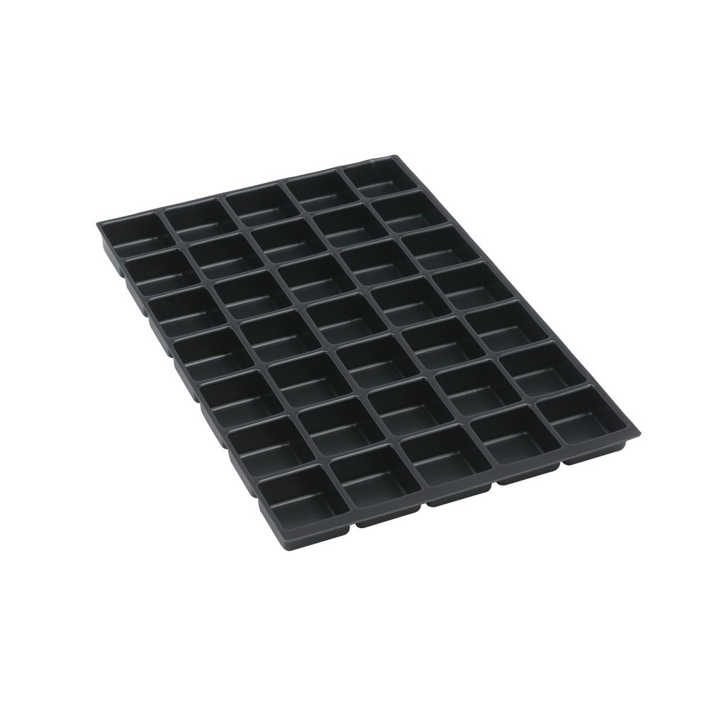 Image of Schubladen dank Teiler strukturiert einräumen Mit der Schubladeneinteilung für Schubladenschränke BISLEY schaffen Sie eine strukturierte und geschützte Lagerfläche für Kleinteile aller Art. Dank unterschiedlicher Fächergrössen richten Sie Ihren Schrank in