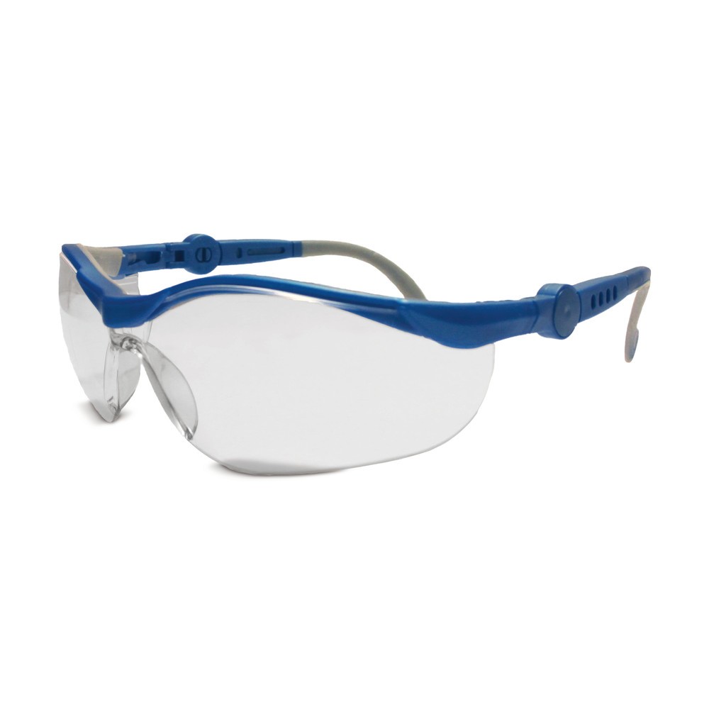 Image of Verstellbare Brille für einen komfortablen Schutz der Augen Die Schutz-Bügelbrille Cycle überzeugt durch ihr sportliches Design. Die ergonomische Form sorgt für ein angenehmes Tragegefühl. Augenbrauenpolster und Anti-Rutsch-Bügelenden gewährleisten zusätz