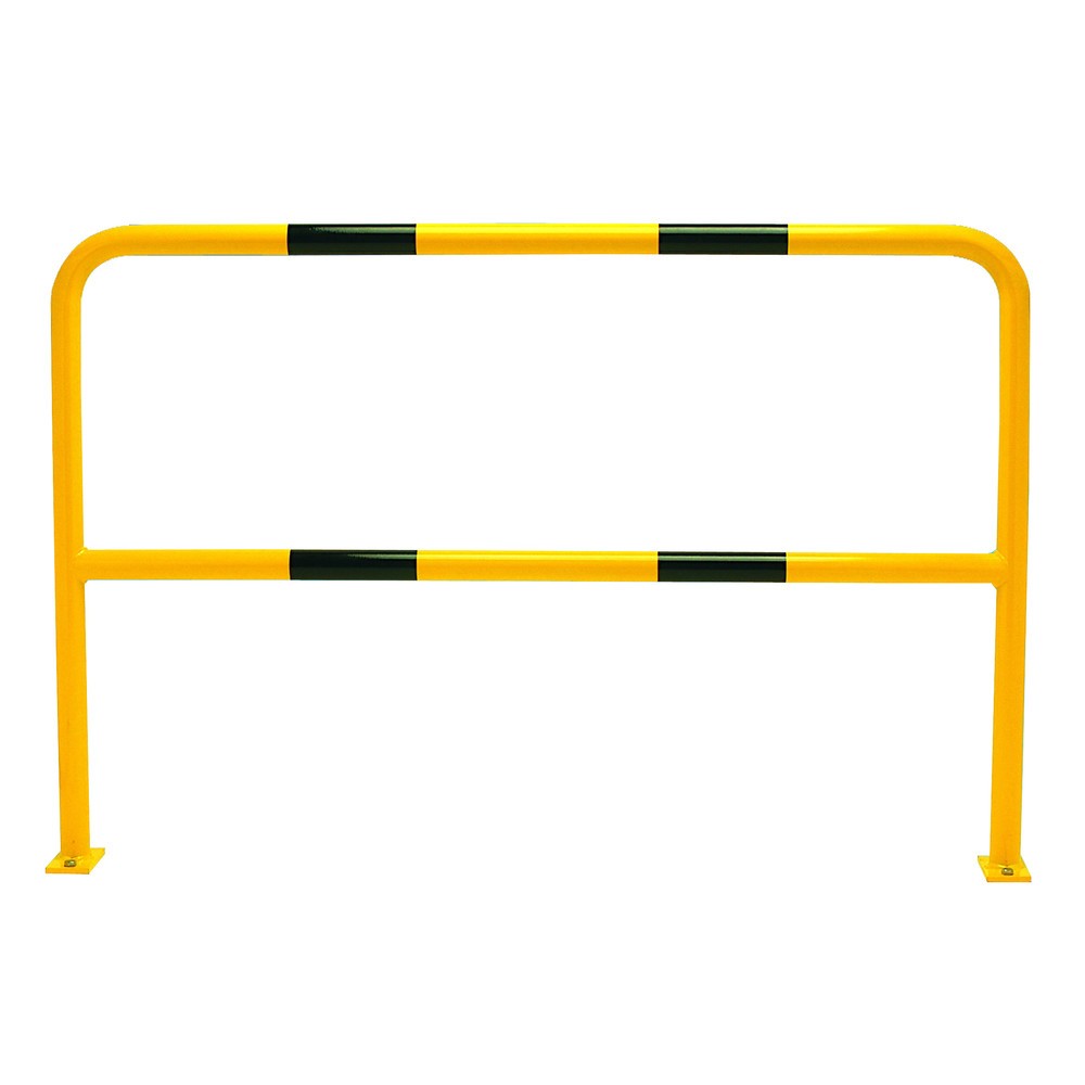 Image of Ein Stahl-Schutzbügel für mehr Sicherheit am Arbeitsplatz Der Rammschutzbügel ist vielseitig einsetzbar. Nutzen Sie den Schutzbügel aus solidem Stahl zur Absicherung von Personenwegen, als Maschinenschutz oder zur Abtrennung von Arbeitsbereichen. Durch se