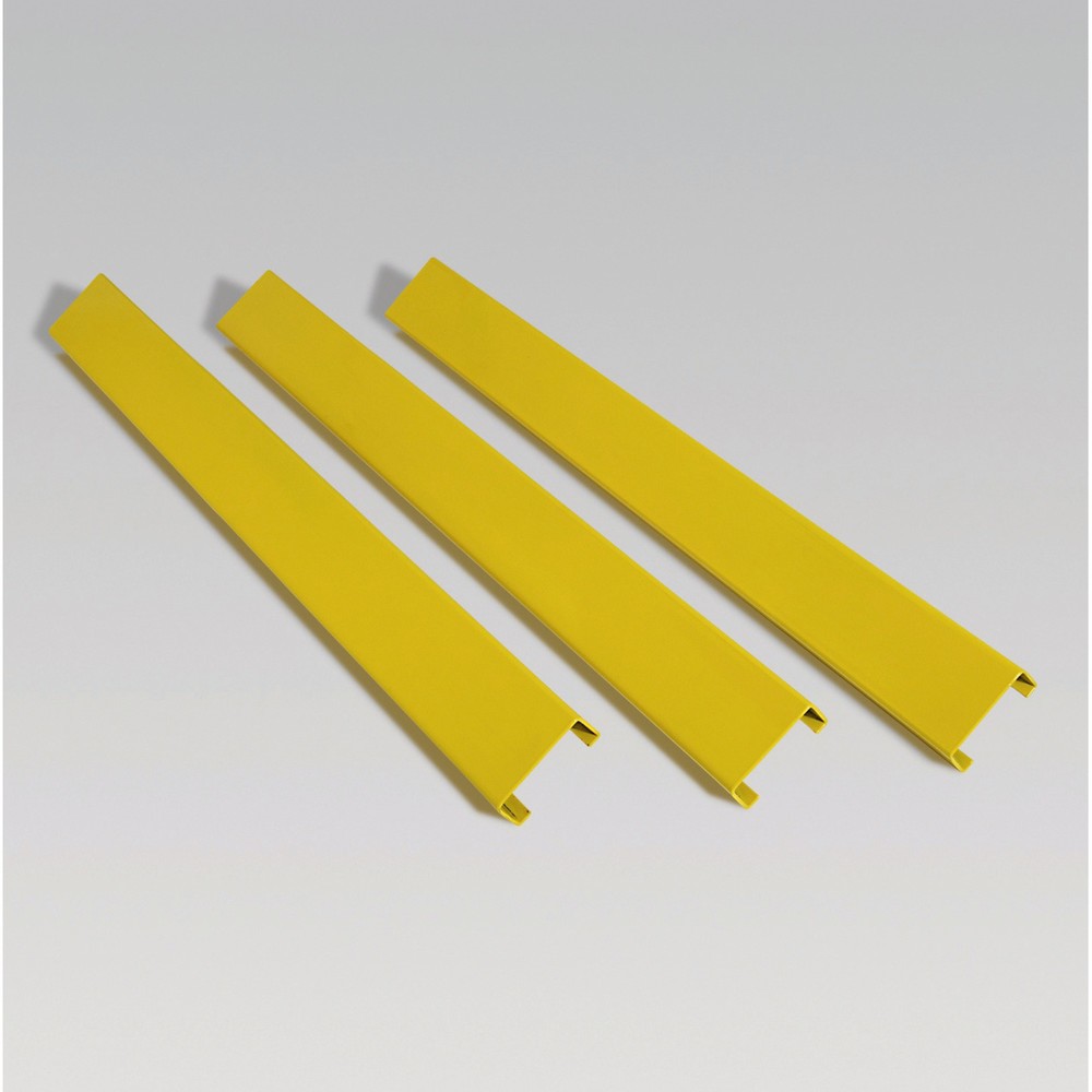 Image of Mit Schutzplanken Schäden vorbeugen Die Schutzplanken C-Profil für den Ausseneinsatz sind aus massivem Stahl gefertigt und bieten einen hohen Rammschutz gegen Beschädigungen, die durch Flurförderzeuge entstehen können. Die Ausführung für Aussen ist feuerv