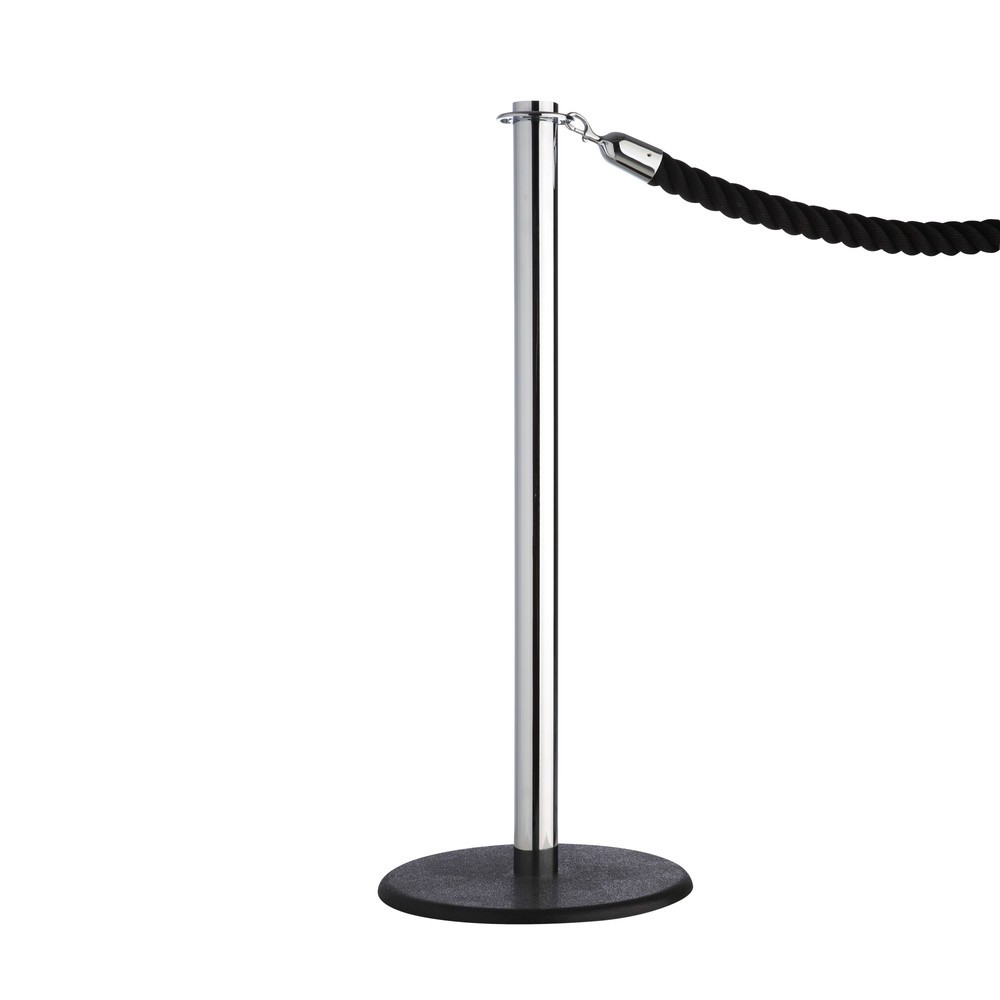 Image of Einfach in der Handhabung, effizient im Gebrauch Egal ob zur Absperrung von Gefahrenzonen, zur Kenntlichmachung von Wegen, der Koordinierung von Warteschlangen, oder zur einfachen und effektiven Kennzeichnung von Bereichen, der Seil-Absperrpfosten ist imm