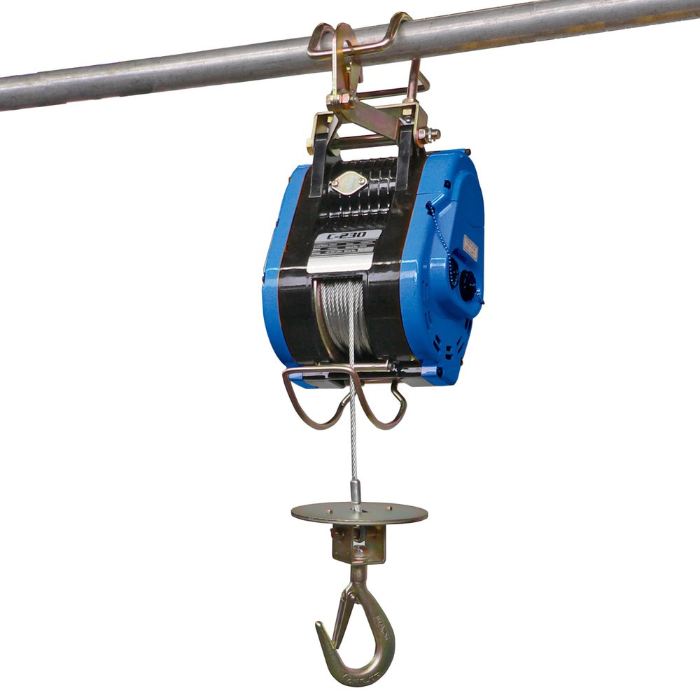 Image of Eine elektrische Seilwinde für vielfältige Montagearbeiten Um schwere Lasten bei Montagearbeiten rasch und sicher zu befördern, brauchen Sie Seilwinden, die flexibel einsetzbar und zuverlässig sind. Eine elektrische Seilwinde, die betriebsfertig ausgestat