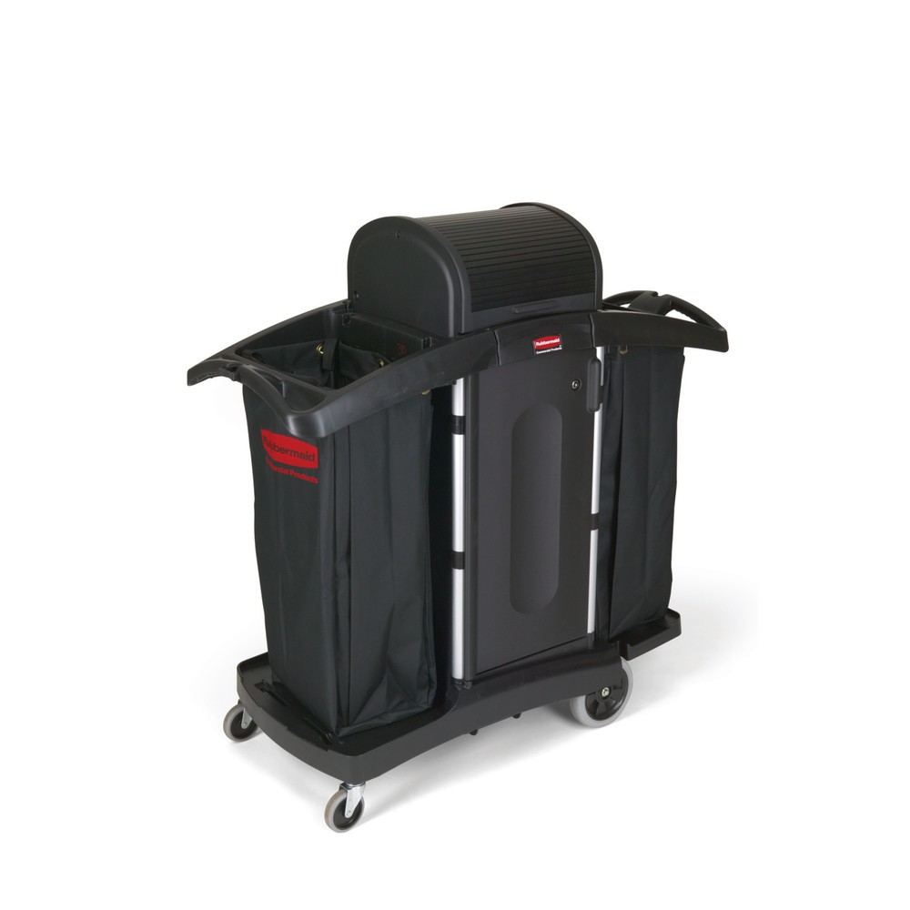 Image of Für professionelles Housekeeping: der Service- und Hotelwagen Rubbermaid® Für eine komfortable Reinigung bietet Ihnen der Service- und Hotelwagen Rubbermaid® zahlreiche Vorzüge: vom ergonomischem Design bis hin zum abschliessbaren Schrankelement. Chemikal