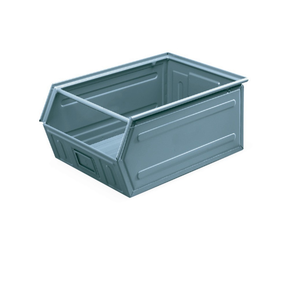 Image of Stapelbare Sichtlagerkästen aus Stahlblech, hitzebeständig belastbar und langlebig Im industriellen Gewerbe brauchen Sie ein intelligentes und robustes System für die Lagerung und Sortierung der produzierten Teile. Diese Sichtlagerkästen aus Stahlblech si